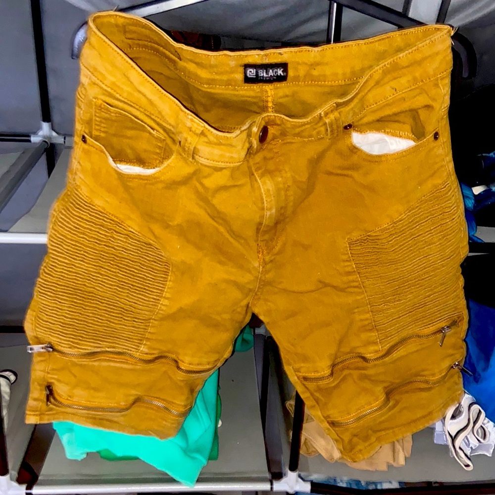Brown Biker Shorts